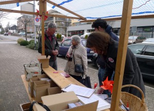 Standaktion @ Rothenburg, vor dem COOP