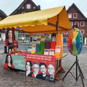 Standaktion zu den Wahlen vom 2.4.2023 @ Vor dem Coop und dem Denner Rothenburg